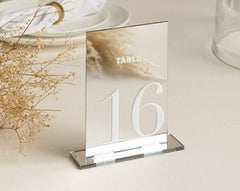 Wedding Table Acrylic Rectangle Sign