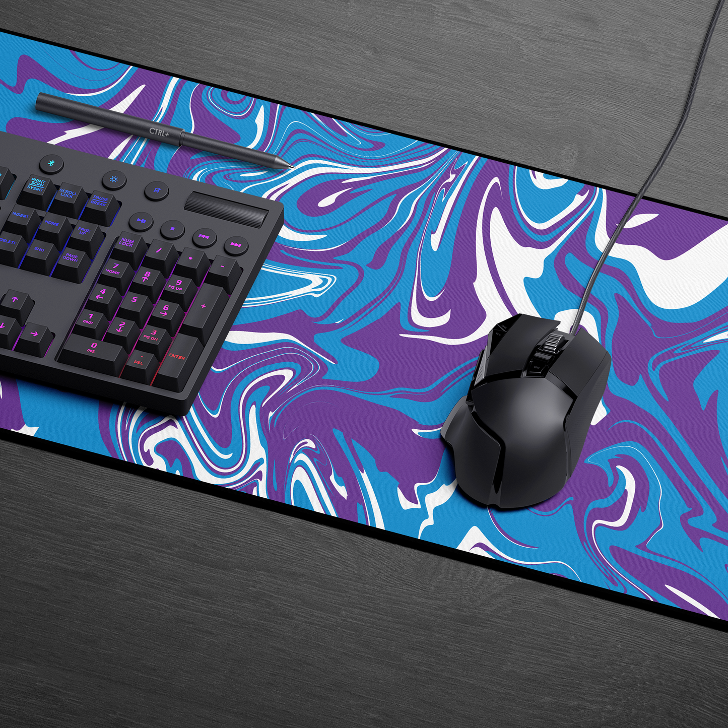 Mouse Mat - Size XL - Gaming Pad - 90 x 35 CM - Neon Vibe