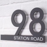 Personalised Modern 3D Effect Acrylic Floating House Address Sign