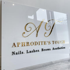 Acrylic Business Sign | Rectangle