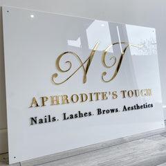 Acrylic Business Sign | Rectangle