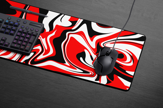 Mouse Mat - Size XL - Gaming Pad - 90 x 35 CM - Red Berry